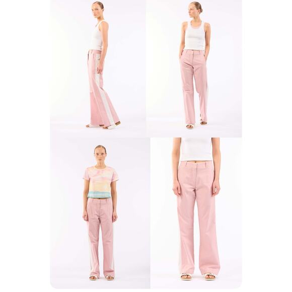 Le Superbe Hybrid Dickie Pants in Pale Pink 10 - Picture 2 of 3